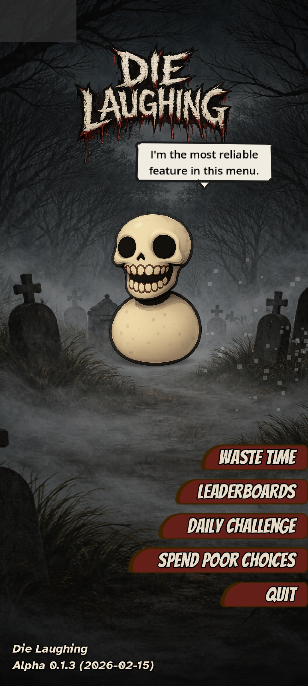 Die Laughing alpha gameplay screenshot